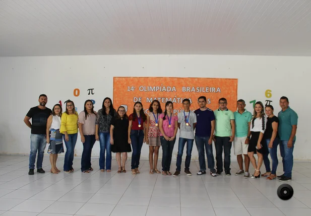 Estudantes premiados pela OBMEP