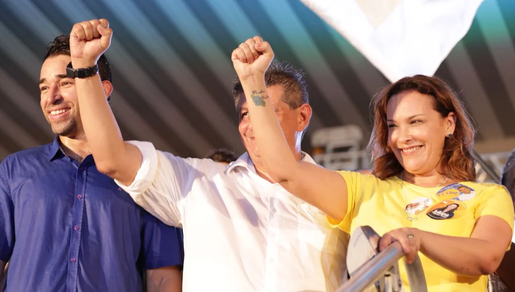 Marden Menezes, Zé Filho e Juliana Moraes Souza