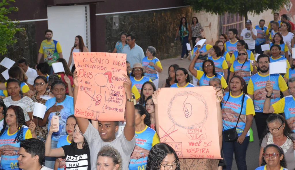 Protesto contra o aborto