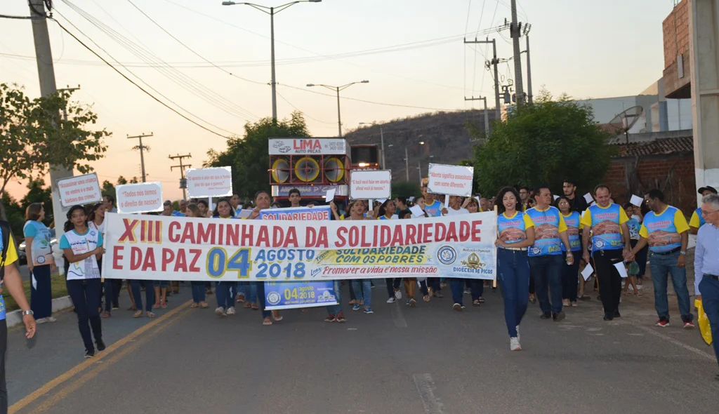 Saída da caminhada
