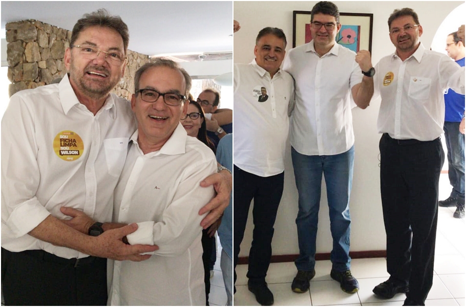 Wilson e Firmino e chapa majoritária de Luciano Nunes