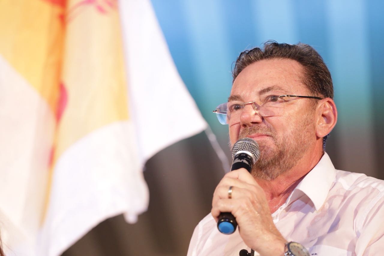 Wilson Martins durante convenção em Teresina