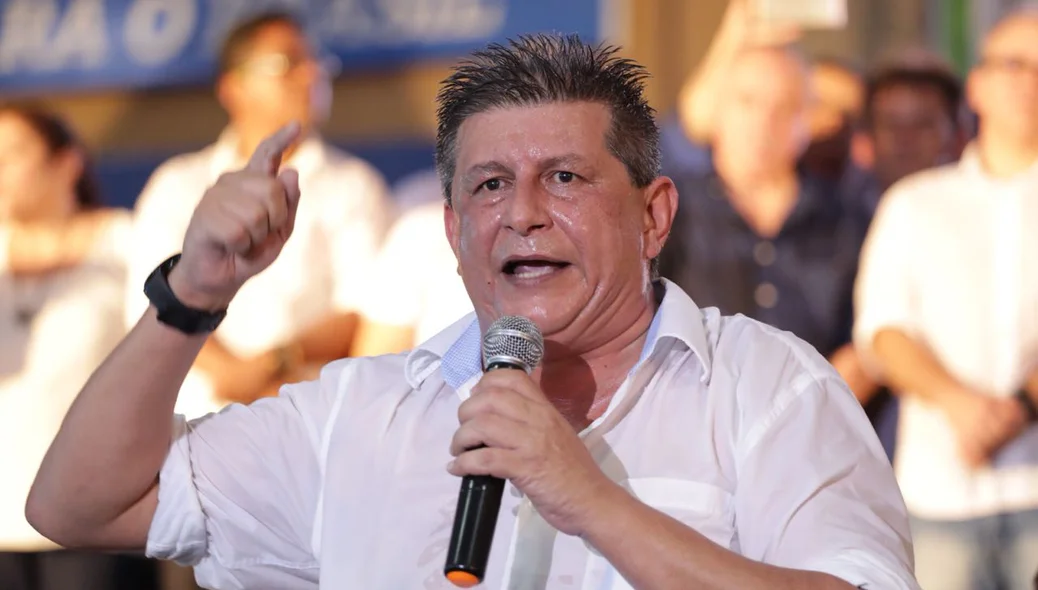 Zé Filho durante convenção no Atlantic City em Teresina