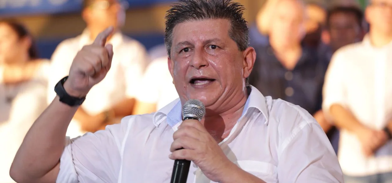 Zé Filho durante convenção no Atlantic City em Teresina