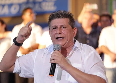Zé Filho durante convenção no Atlantic City em Teresina