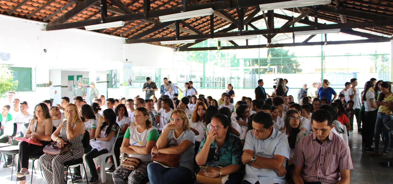 Solenidade no CETI João Henrique