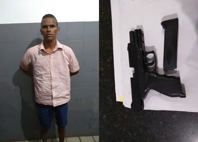 Homem é preso por porte ilegal de uma pistola Air Soft em Timon