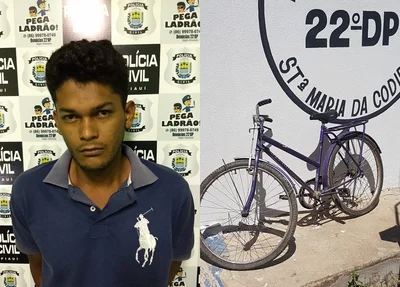 Homem é preso por roubar agente de endemias em Teresina