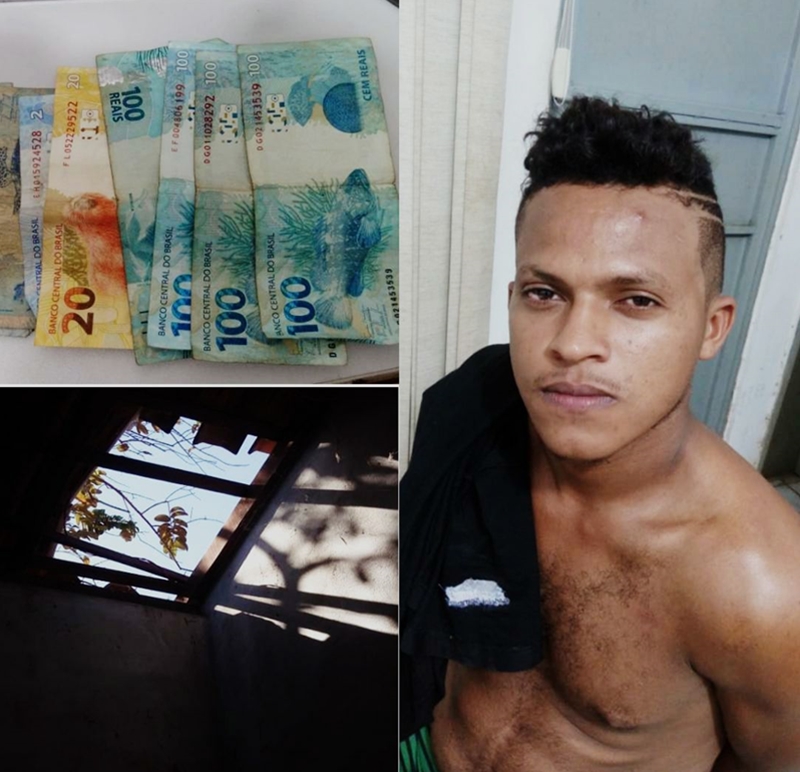 Joelson Kenod invadiu residência pelo telhado e roubou dinheiro
