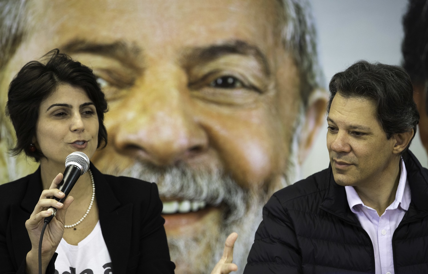 Manuela D Avila e Fernando Haddad