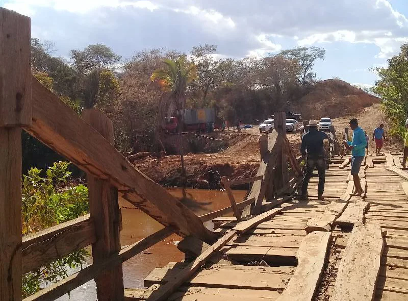 Prefeito Léo Matos inicia construção de ponte sobre o Rio Gurguéia