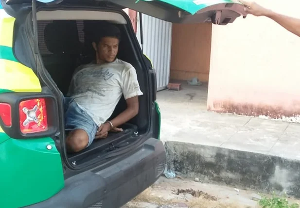 O indivíduo foi capturado na manhã de hoje