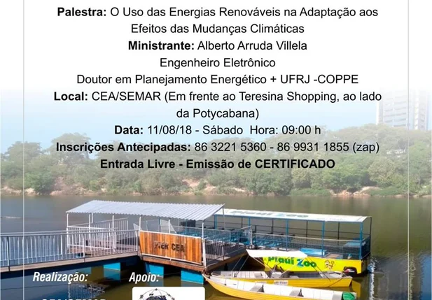 SEMAR realiza palestra sobre energias renováveis