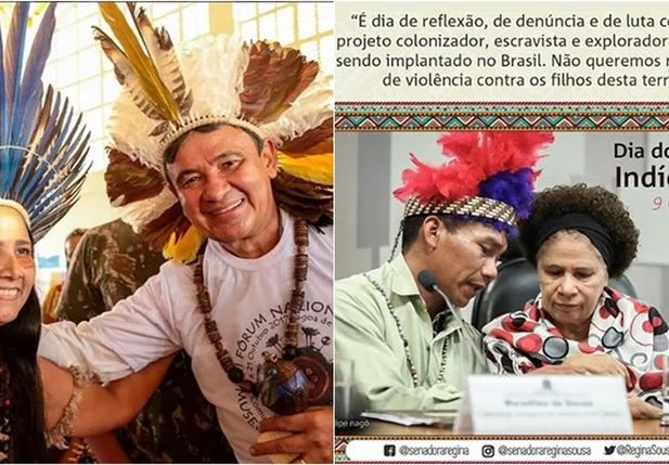 Wellington Dias e Regina Sousa 