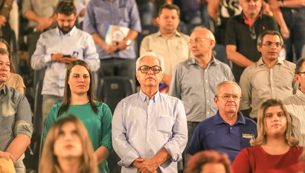 Autoridades presentes no evento