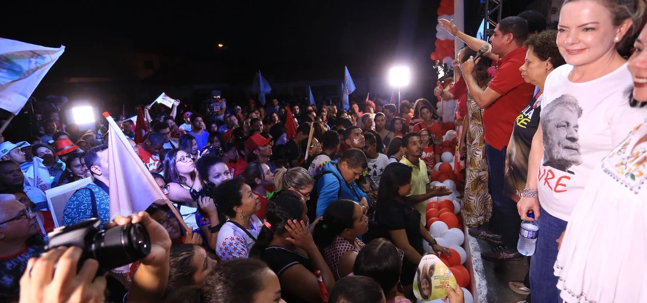 Evento em prol de Lula foi realizado em Teresina