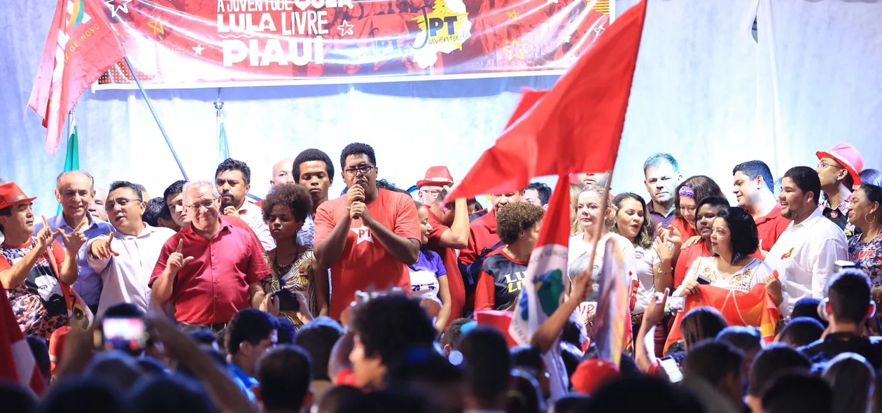 Evento Juventude quer Lula Livre realizado na Vila Irmã Dulce
