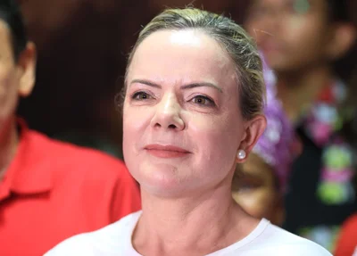 Gleisi Hoffmann, presidente nacional do PT