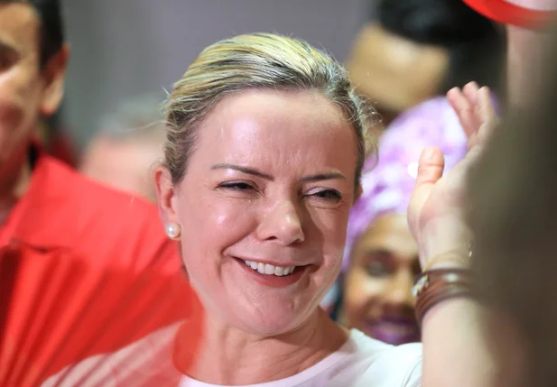 Gleisi Hoffmann, presidente nacional do PT