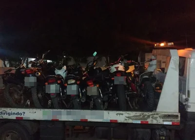 Motocicletas removidas pelo PPTRAN