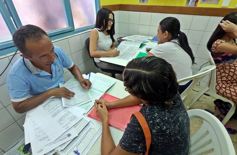População sendo atendida no Programa Saúde e Cidadania em Altos