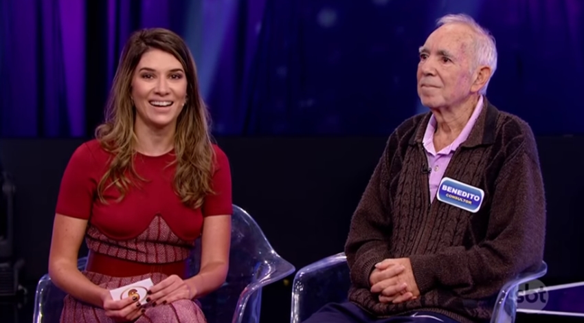 Rebeca Abravanel ajuda participante que sofreu AVC