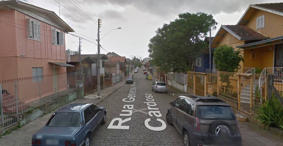 Rua onde fica a casa que a mulher foi morta no Rio Grande do Sul