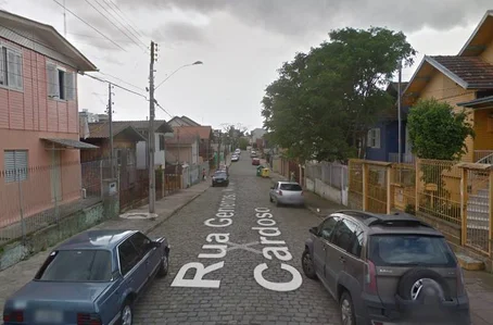 Rua onde fica a casa que a mulher foi morta no Rio Grande do Sul