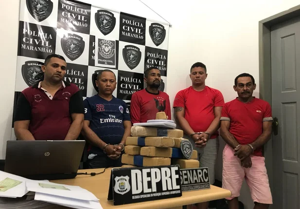 Ação da Polícia Civil prendeu quadrilha especializada em tráfico de drogas
