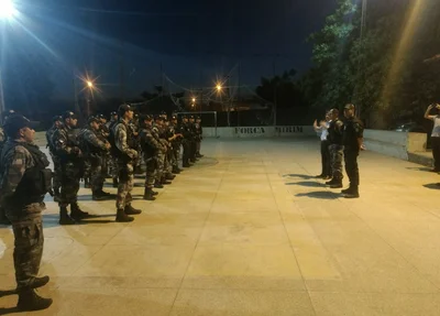 Ação foi deflagrada com a presença do secretário de segurança pública, coronel Rubens Pereira