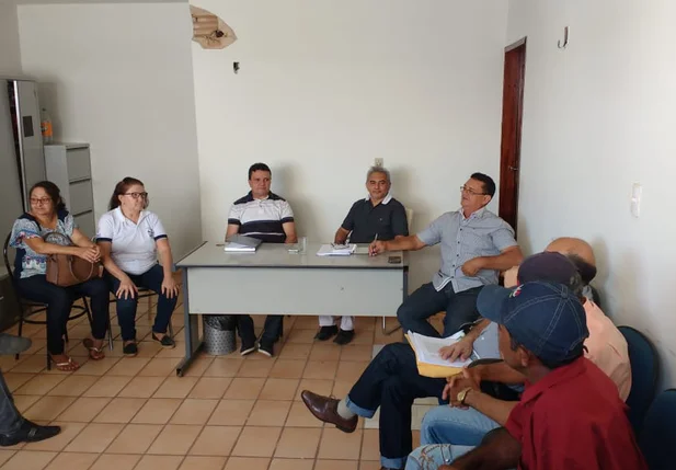 Assembleia na Secretaria Municipal de Agricultura e Abastecimento