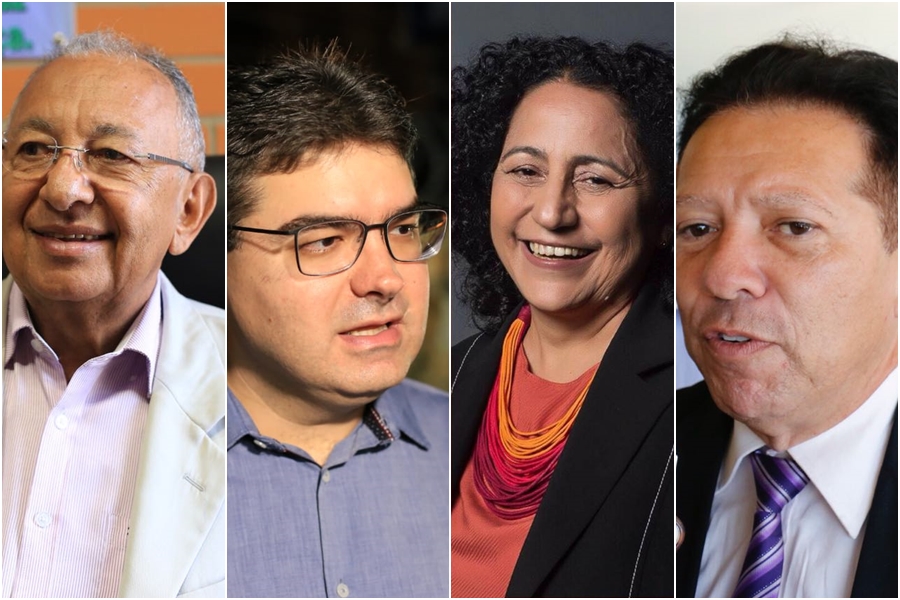 Dr. Pessoa, Luciano Nunes, Maria Sueli e Romualdo Seno