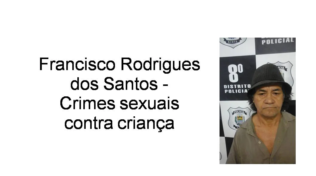 Francisco Rodrigues, acusado de crimes sexuais contra criança
