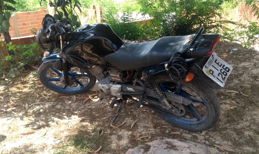 Motocicleta recuperada em Teresina