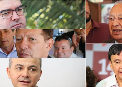 LUciano Nunes, Romualdo Seno, Dr. Pessoa, Valter Alencar, Wellington Dias