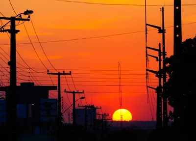 Pôr do sol em Teresina