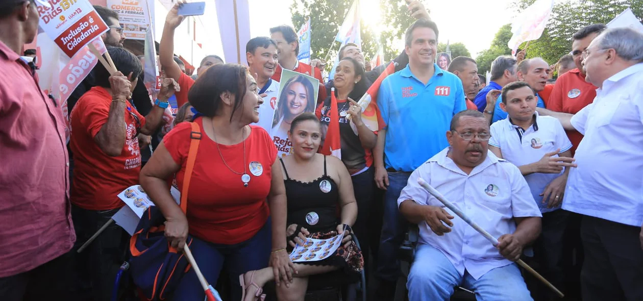 Cadeirantes também participaram do evento