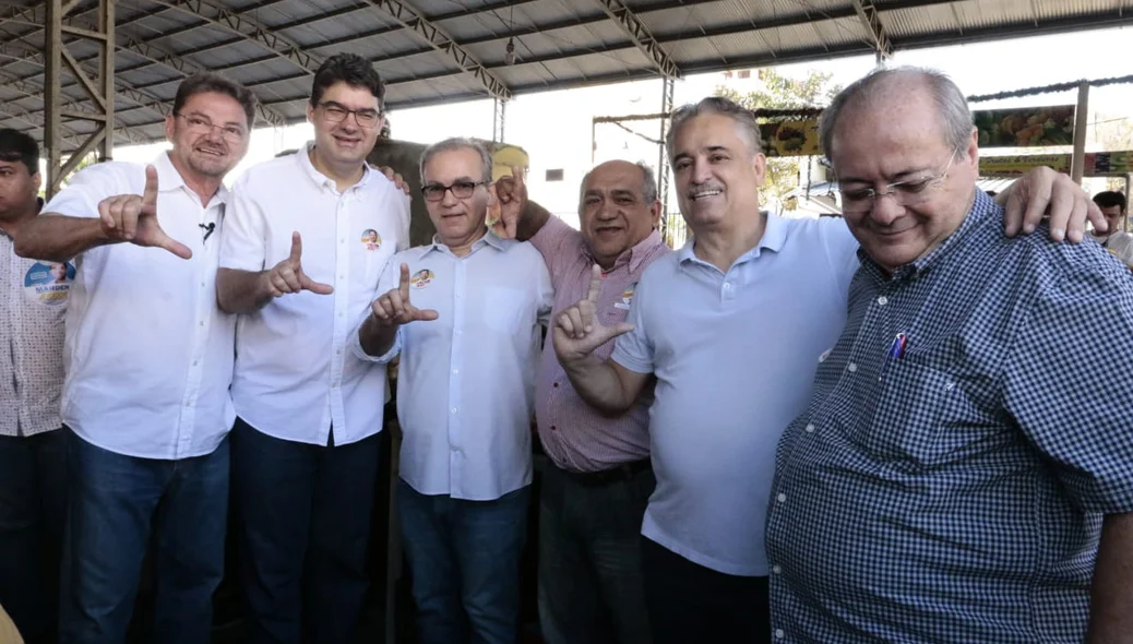 Wilson Martins, Luciano Nunes, Firmino Filho, Robert Rios e Silvio Mendes