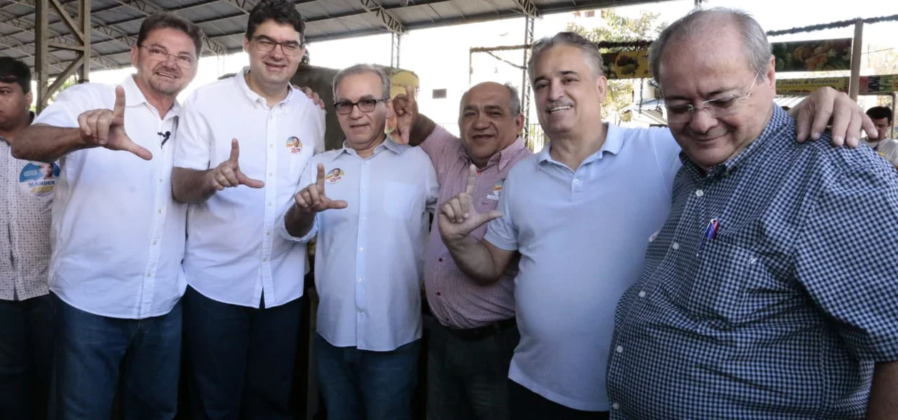 Wilson Martins, Luciano Nunes, Firmino Filho, Robert Rios e Silvio Mendes