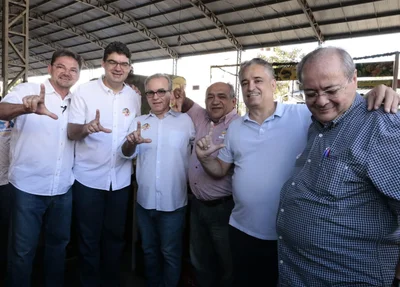 Wilson Martins, Luciano Nunes, Firmino Filho, Robert Rios e Silvio Mendes