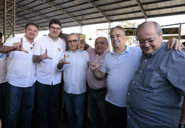 Wilson Martins, Luciano Nunes, Firmino Filho, Robert Rios e Silvio Mendes