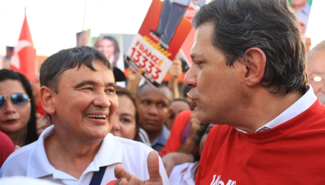 Wellington Dias e Fernando Haddad