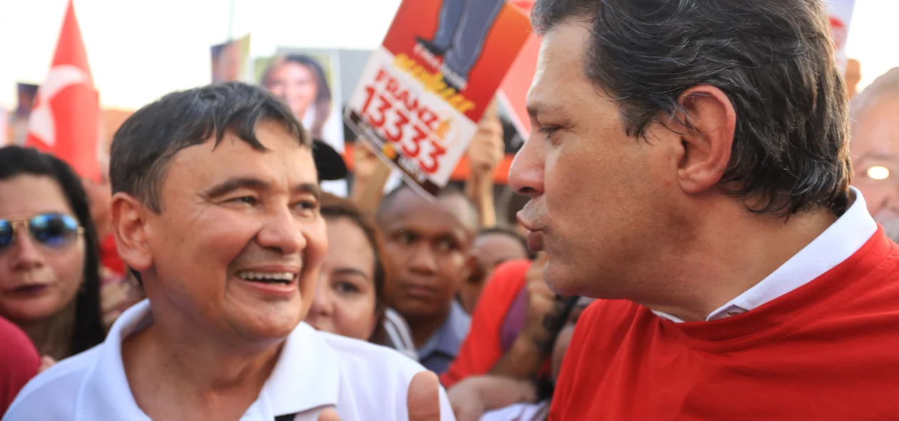 Wellington Dias e Fernando Haddad