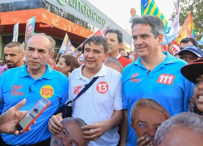 Wellington Dias e os candidatos ao Senado 