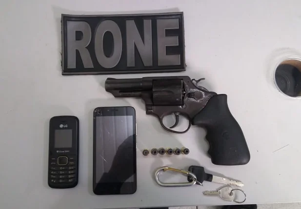 Produtos apreendidos pela Polícia Militar