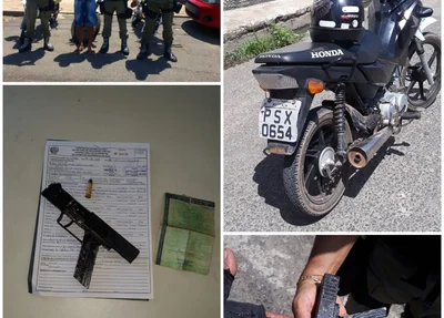 Rudigeri foi preso com uma arma de fogo de fabricação caseira