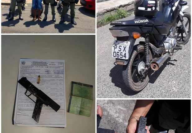 Rudigeri foi preso com uma arma de fogo de fabricação caseira