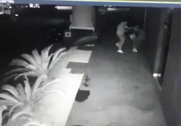 Imagens da câmera de segurança