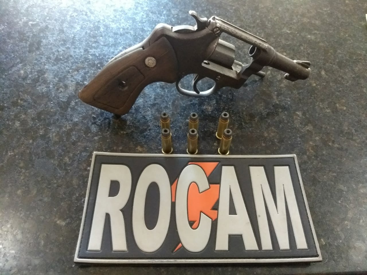 Material apreendido pela ROCAM
