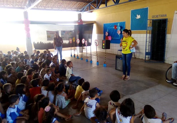 Ação de educação no trânsito em Picos